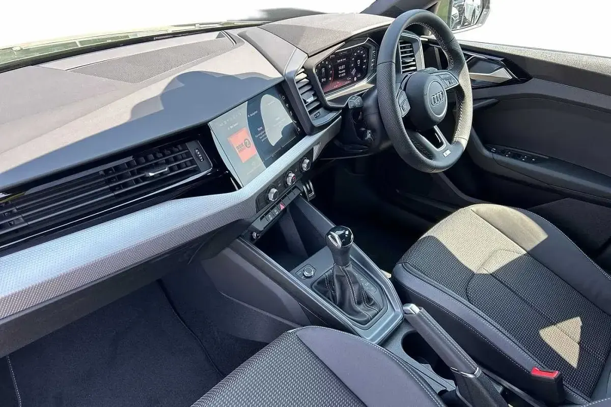 New Audi A1 S-Line 2026 District green, metallic SUV