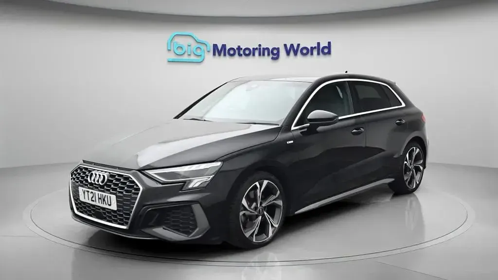 Used Audi A3 Sportback S-Line 110 HP (80 kW) 2021 Black Hatchback