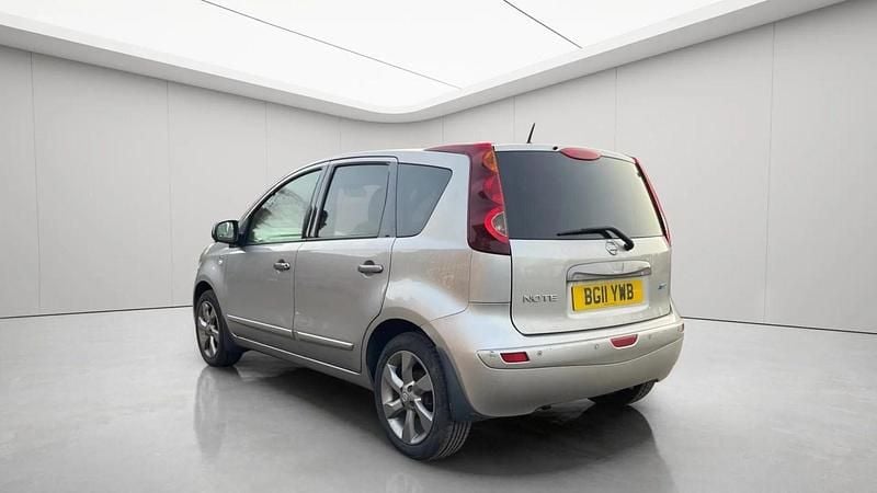 Used Nissan Note N-TEC 88 HP (64 kW) 2011 Silver Hatchback