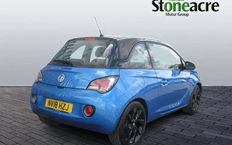 Used Vauxhall Adam 69 HP (50 kW) 2018 Blue Hatchback