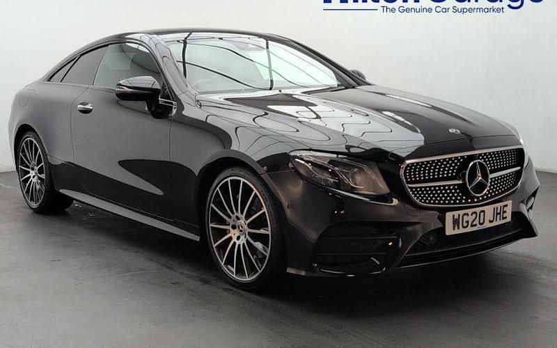 Black Used 2020 Mercedes E220 AMG Line Premium Plus Coupe | £26,850 (Fair price) - Image 1/4