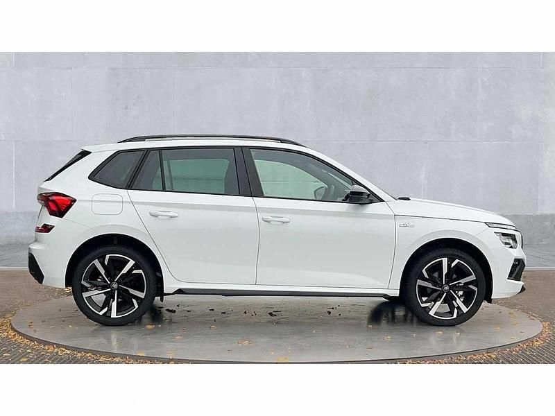 Used Skoda Kamiq Monte Carlo 150 HP (110 kW) 2025 Moon white metallic SUV