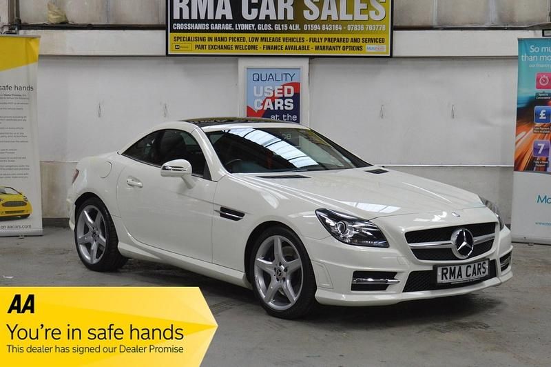 Used Mercedes SLK250 AMG 2013 White Cabriolet