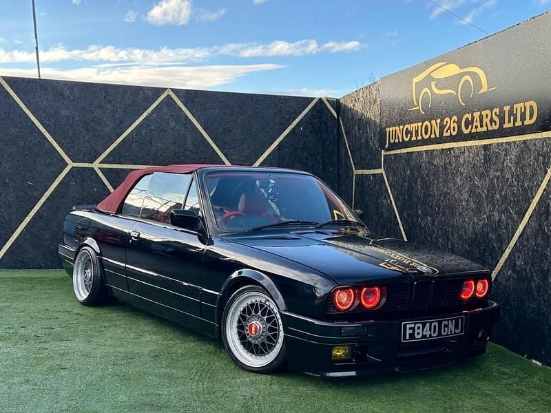 Black Used 1988 BMW 320 Cabriolet Cabriolet | £13,995 - Image 1/4
