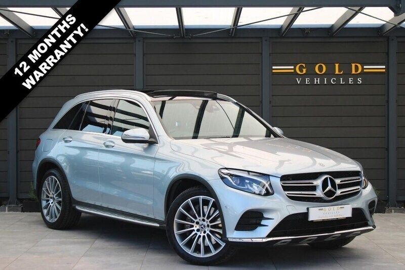 Silver Used 2018 Mercedes GLC250 AMG line SUV | £22,385 (Fair price) - Image 1/4