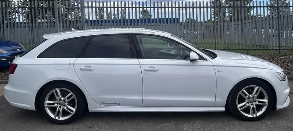 Used Audi A6 S-Line 272 HP (200 kW) 2018 White Estate