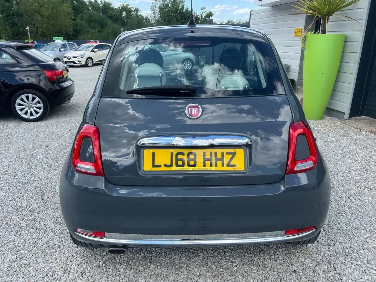 Used Fiat 500 Lounge 69 HP (50 kW) 2018 Grey Hatchback