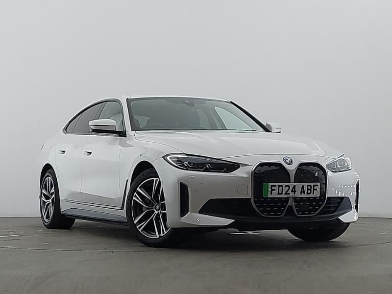 White Used 2024 BMW i4 Sport Line Sedan | £30,798 (Good price) - Image 1/4
