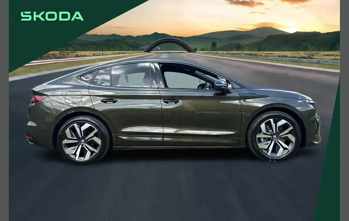 Used Skoda Enyaq iV SportLine 206 kW (281 HP) 2025 Green SUV