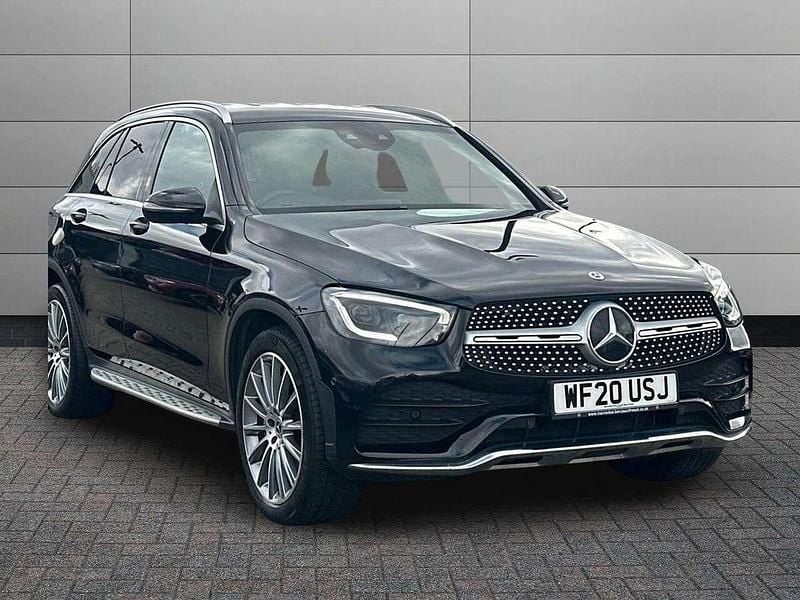 Black Used 2020 Mercedes GLC300 AMG Line Premium SUV | £28,741 (Fair price) - Image 1/4