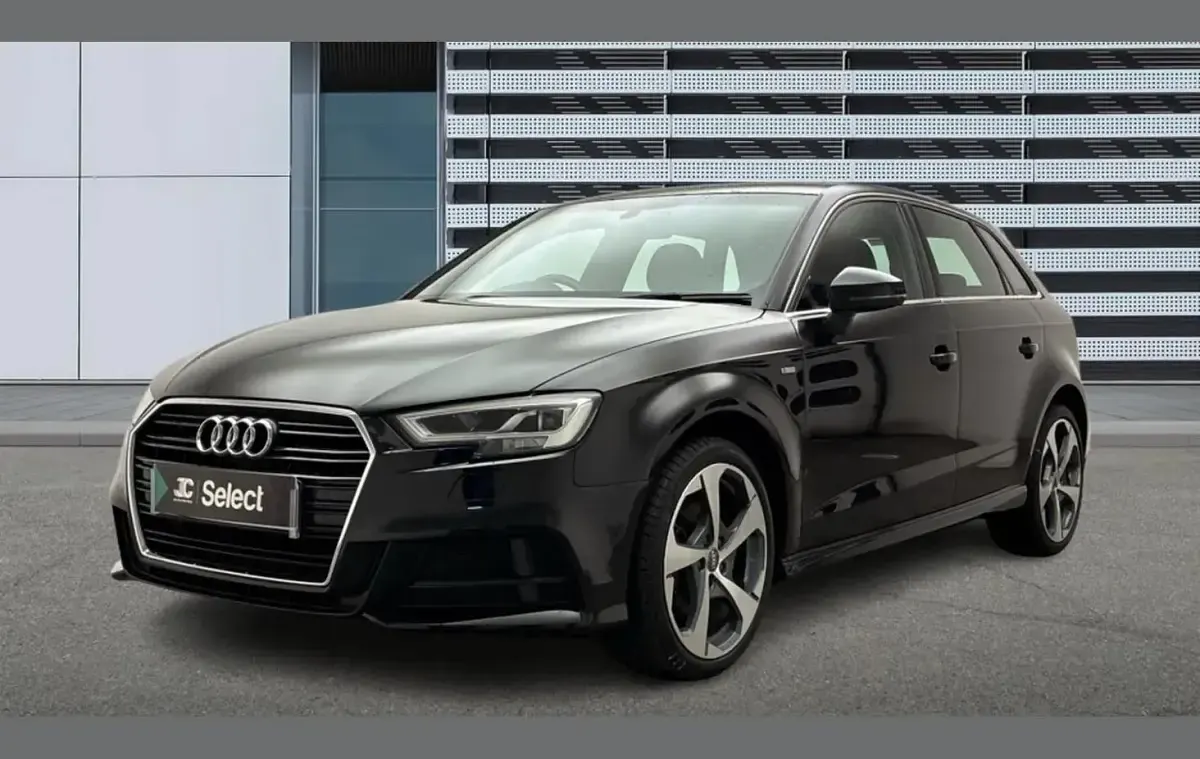 Used Audi A3 S-Line 108 HP (79 kW) 2016 Black Hatchback