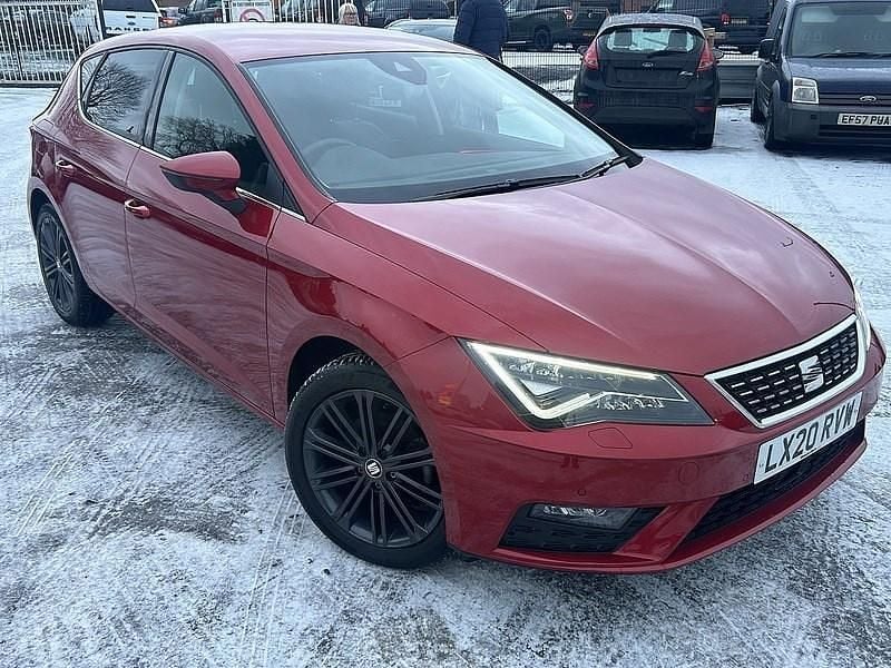 Used Seat Leon XCELLENCE Lux 150 HP (110 kW) 2020 Red Hatchback