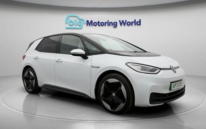 Used VW ID.3 Pro Performance 150 kW (204 HP) 2021 White Hatchback