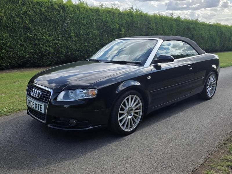 Used Audi A4 Cabriolet S-Line 2006 Black Cabriolet
