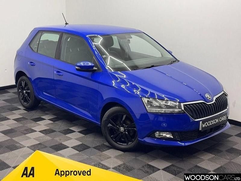 Used Skoda Fabia SE 60 HP (44 kW) 2019 Blue Hatchback