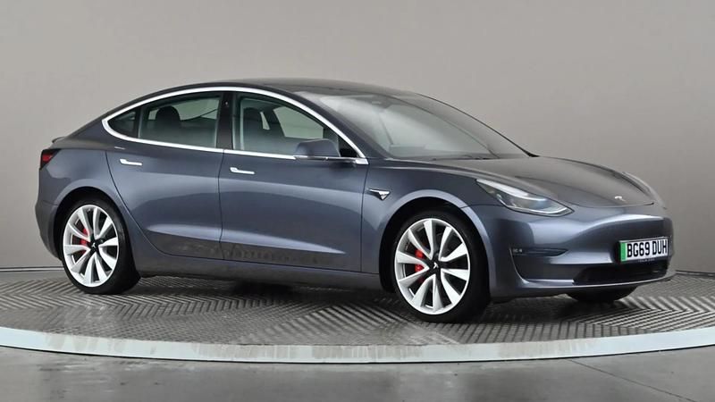 Grey Used 2019 Tesla Model 3 Performance Sedan | £18,998 (Fair price) - Image 1/3