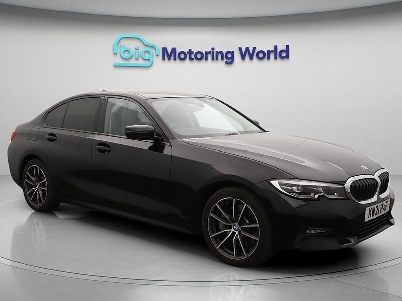Black Used 2021 BMW 330e Sport Line Sedan | £19,000 (Good price) - Image 1/4