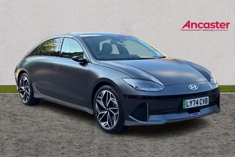 Matte nocturne grey Used 2024 Hyundai Ioniq 6 Ultimate Sedan | £40,999 (Fair price) - Image 1/4