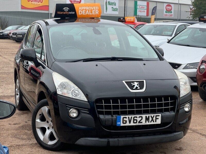 Black Used 2013 Peugeot 3008 Active Hatchback | £1,975 (Good price) - Image 1/4