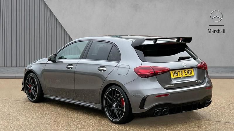 Used Mercedes A45 AMG 421 HP (309 kW) 2025 Mountain grey metallic Hatchback
