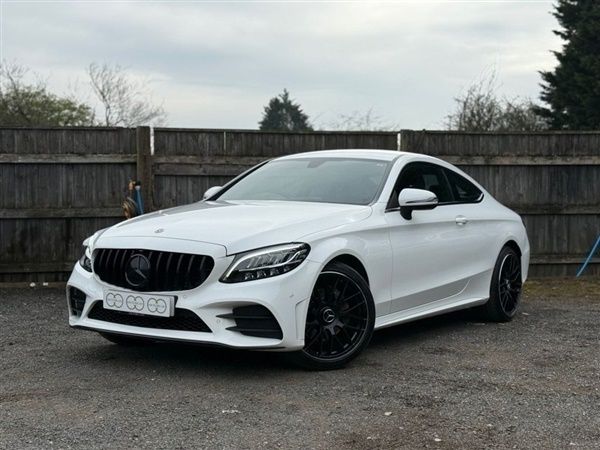 White Used 2019 Mercedes C180 AMG line Coupe | £18,650 (Expensive) - Image 1/1