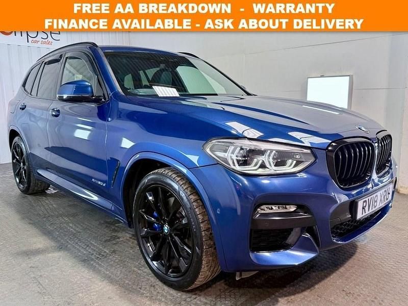 Blue Used 2018 BMW X3 M Sport SUV | £24,495 (A bit pricey) - Image 1/3