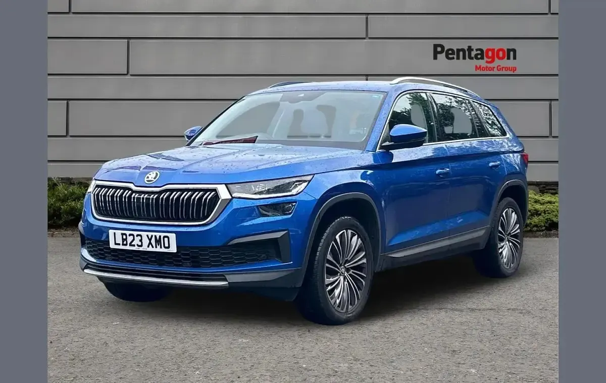 Used Skoda Kodiaq SE L Executive 150 HP (110 kW) 2023 Blue SUV