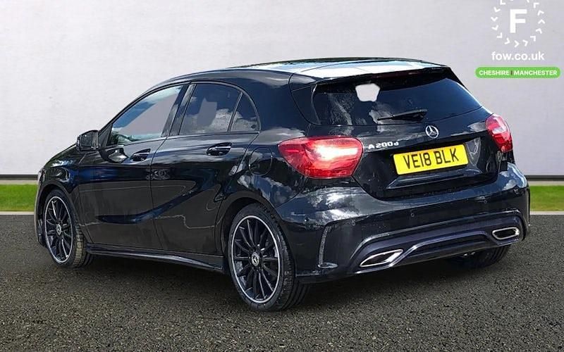 Used Mercedes A200 AMG Line Premium Plus 136 HP (100 kW) 2018 Black Hatchback