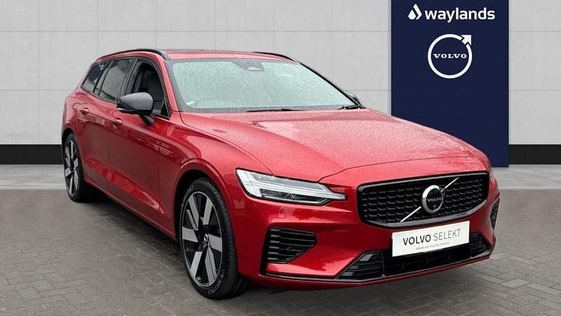 Red Used 2024 Volvo V60 Ultimate Estate | £44,940 - Image 1/4