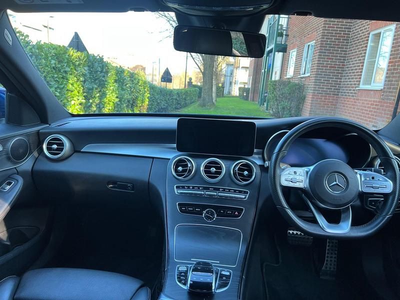 Used Mercedes C200 AMG Line Premium 2020 Blue Sedan