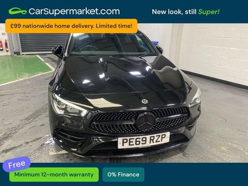 Used Mercedes CLA200 AMG line 2019 Black Coupe