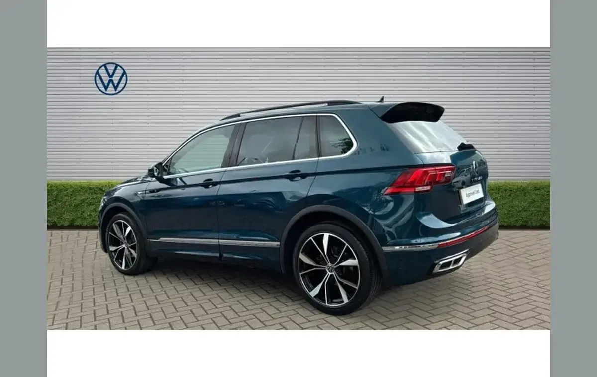 Used VW Tiguan R-line 150 HP (110 kW) 2021 Blue SUV