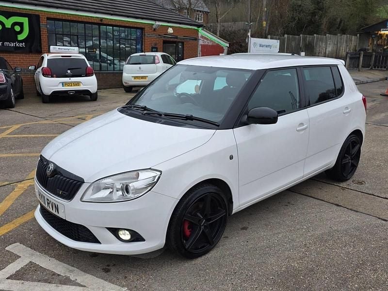 Used Skoda Fabia vRS 2011 White Hatchback