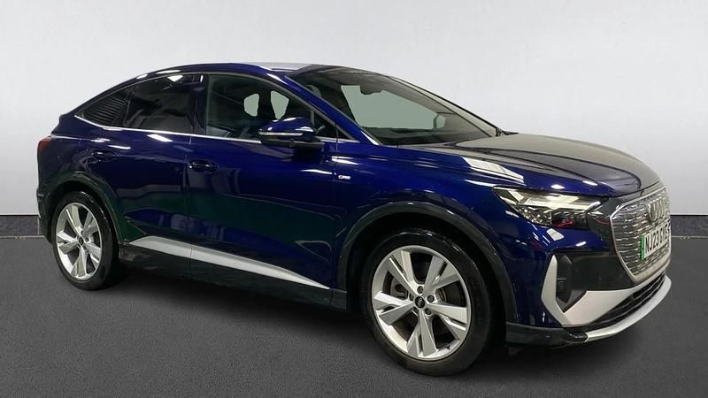 Used Audi Q4 e-tron S-Line 150 kW (204 HP) 2023 Blue SUV