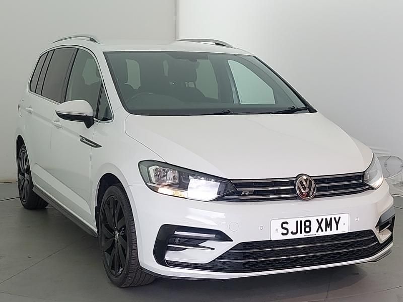 White Used 2018 VW Touran R-line MPV | £16,998 - Image 1/4