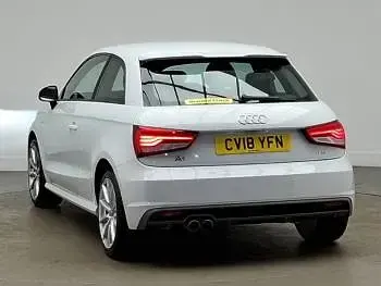 Used Audi A1 S-Line 125 HP (91 kW) 2018 White Hatchback
