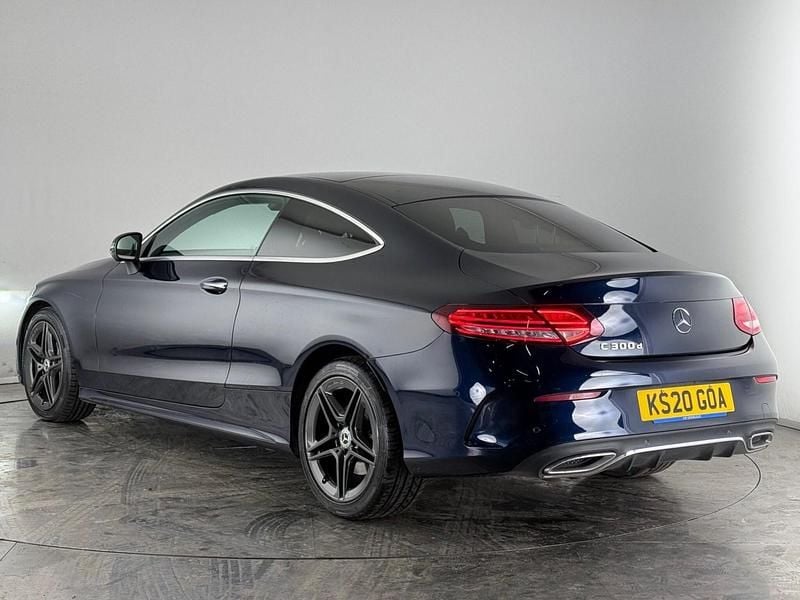 Used Mercedes C300 AMG Line Premium Plus 245 HP (180 kW) 2020 Blue Coupe