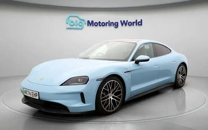 Used Porsche Taycan Performance Package 300 kW (408 HP) 2024 Blue Sedan