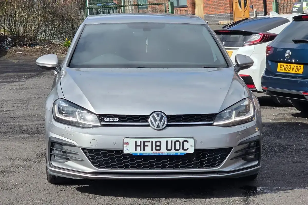 Used VW Golf VII GTD 184 HP (135 kW) 2018 Silver Hatchback