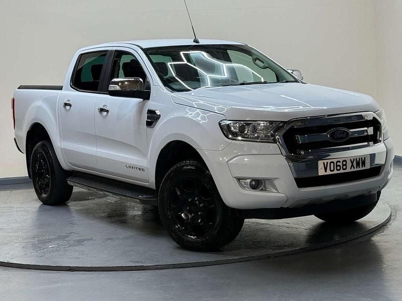 White Used 2018 Ford Ranger Limited Pickup | £11,700 (Fair price) - Image 1/4