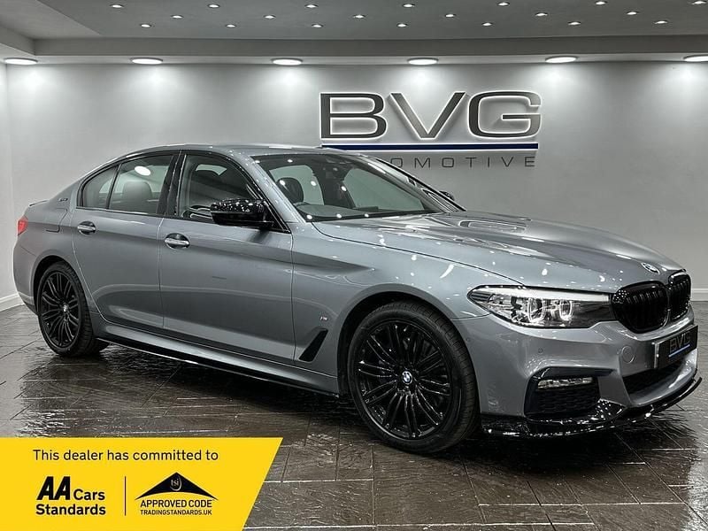 Blue Used 2017 BMW 530e M Sport Sedan | £15,994 (Fair price) - Image 1/2