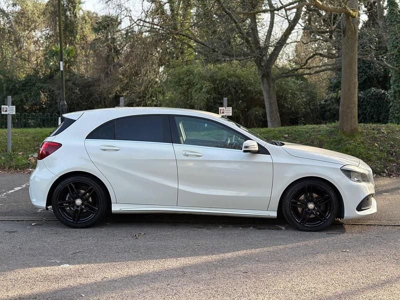 Used Mercedes A180 AMG line 2017 White Hatchback