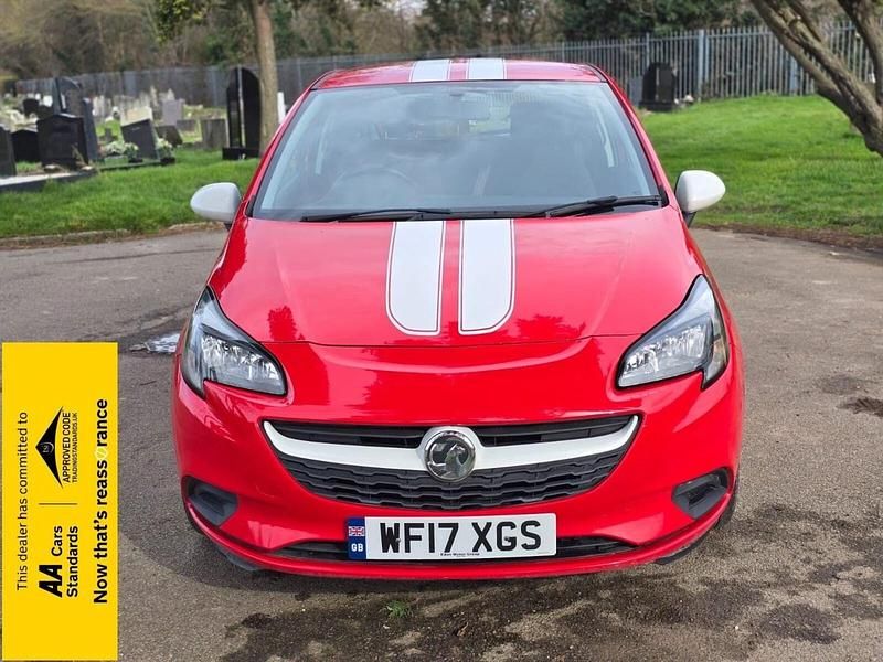 Used Vauxhall Corsa 75 HP (55 kW) 2017 Red Hatchback