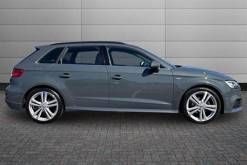 Used Audi A3 S-Line 150 HP (110 kW) 2018 Grey Sedan