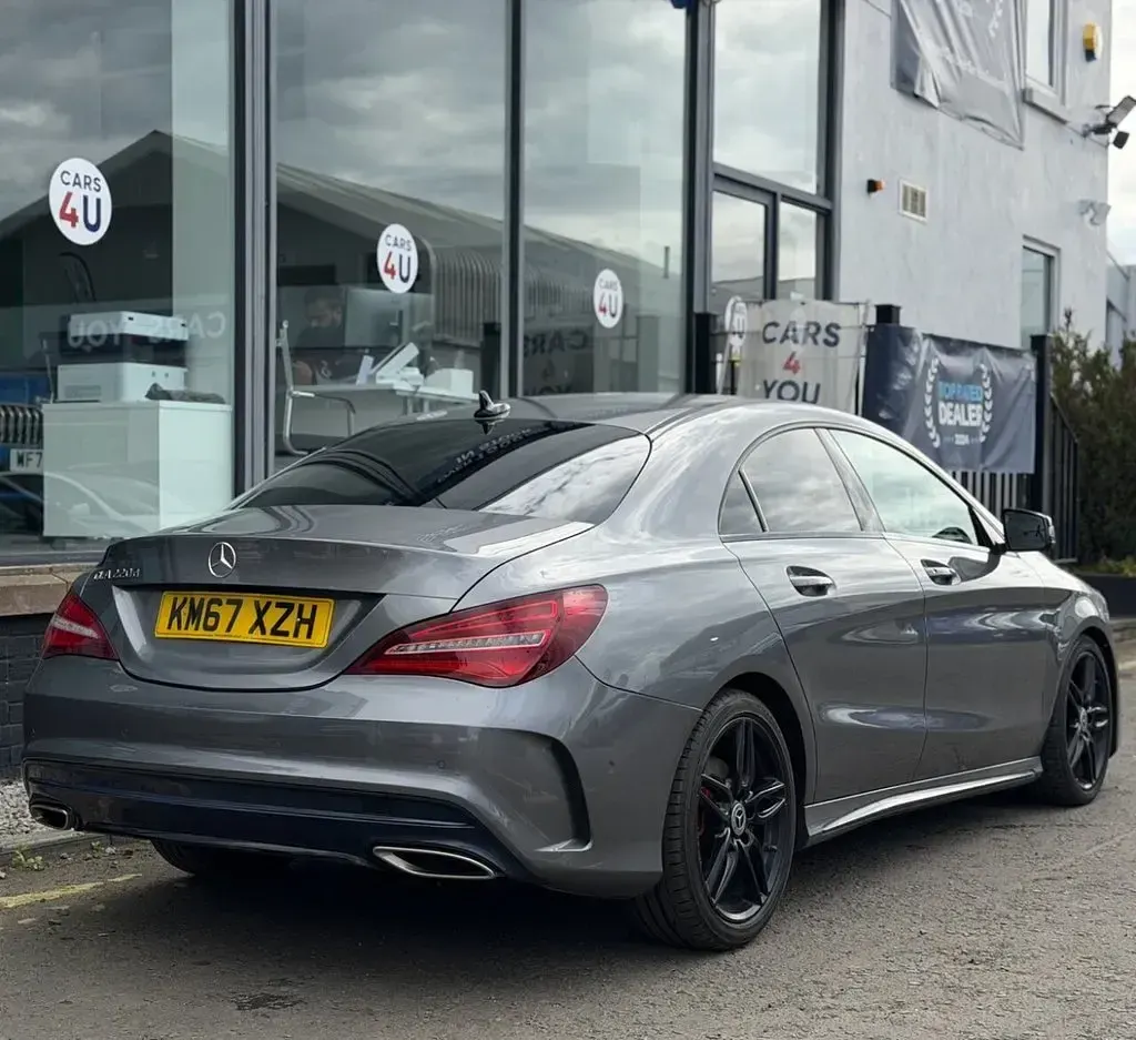 Used Mercedes CLA220 AMG line 177 HP (130 kW) 2018 Grey Sedan