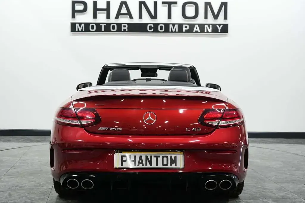 Used Mercedes C43 AMG Premium Plus 390 HP (286 kW) 2019 Red Cabriolet