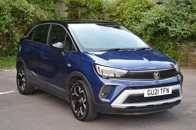 Used Vauxhall Crossland Elite 109 HP (80 kW) 2021 Blue SUV