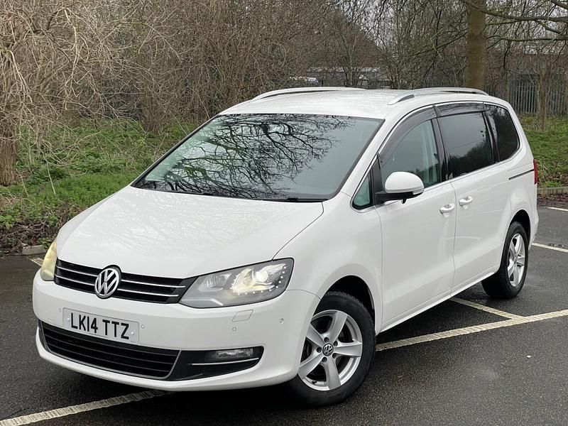 Used VW Sharan SE 150 HP (110 kW) 2014 White MPV