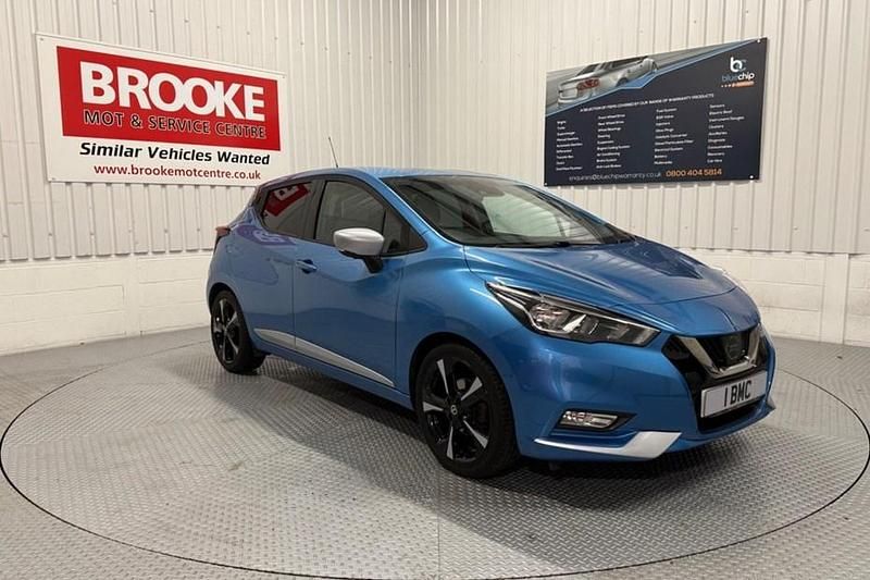 Blue Used 2017 Nissan Micra N-Connecta Hatchback | £6,590 (Fair price) - Image 1/1