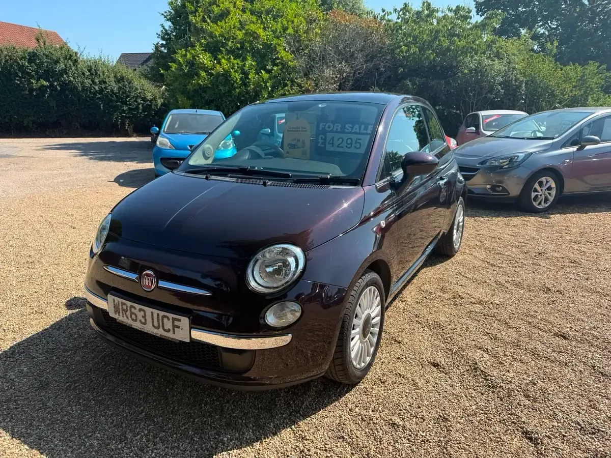 Used Fiat 500 Lounge 2013 Purple Hatchback